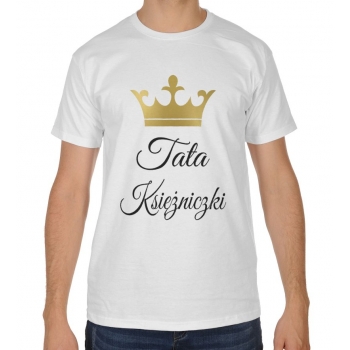 Zestaw koszulka męska + body Tata księżniczki Córka króla